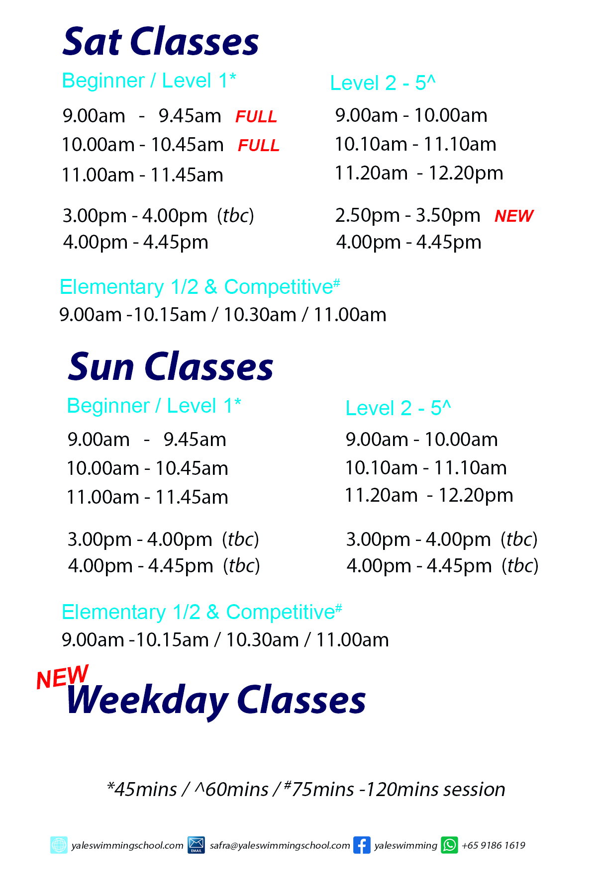 Schedule as at 19jan