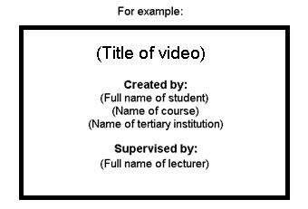 Example Credit Frame