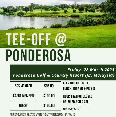 Tee-Off @ Ponderosa Golf & Country Resort